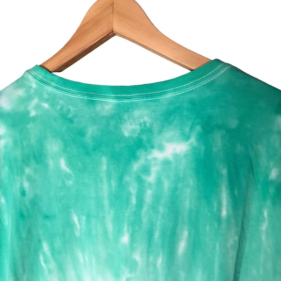 Chubbies Tie Dye Short Sleeve Tee Green Blue Cotton T-Shirt Men’s 2XL - Picture 8 of 9
